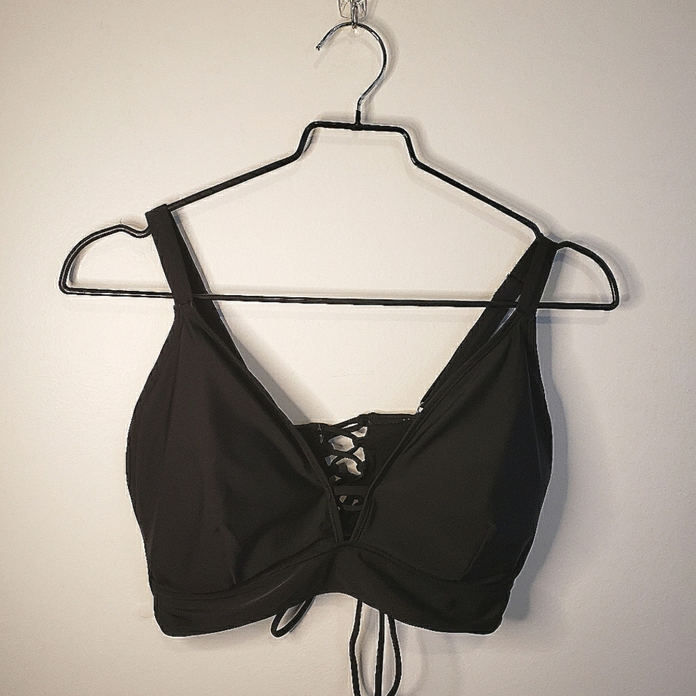 3 for $15 Forever 21 Swimwear Bralette Crisscross Tie Back Sz L Adjustable Strap